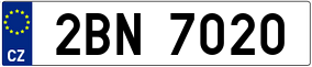 Truck License Plate